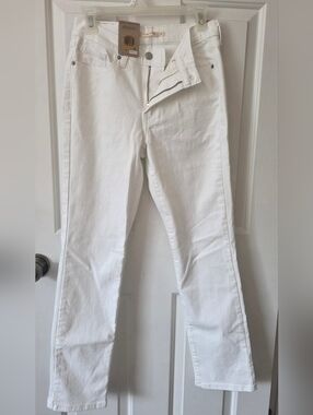 Levi's White Straight-Leg Jeans